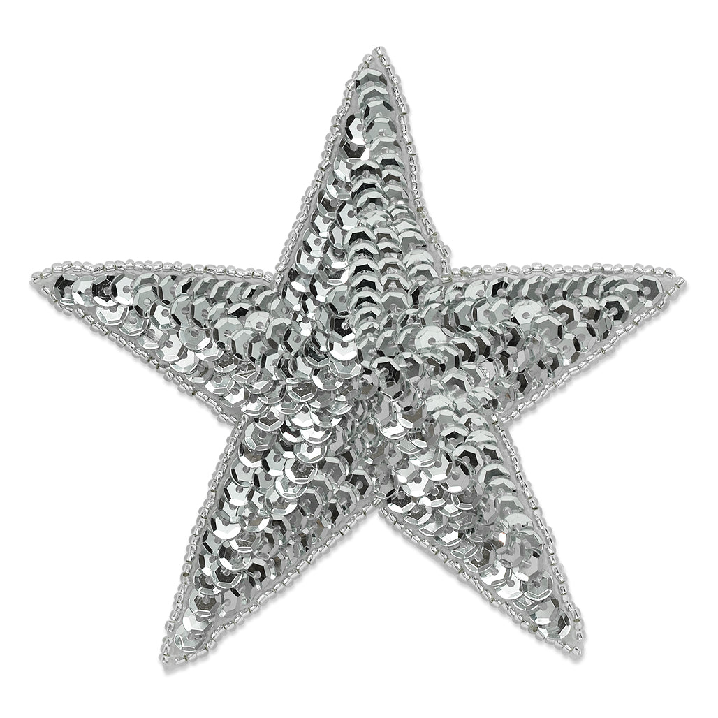 Star Sequin Applique/Patch 4 1/2"