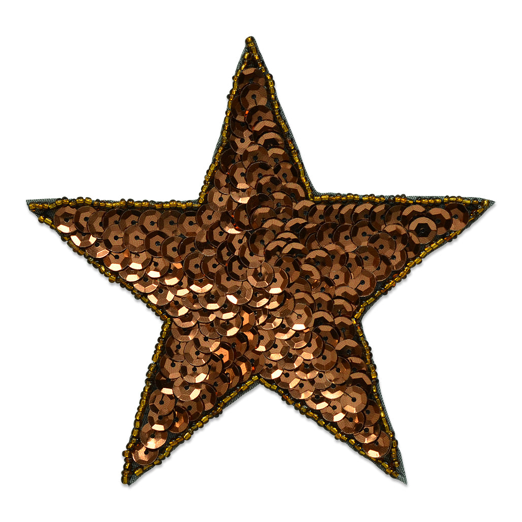 Star Sequin Applique/Patch 4 1/2"