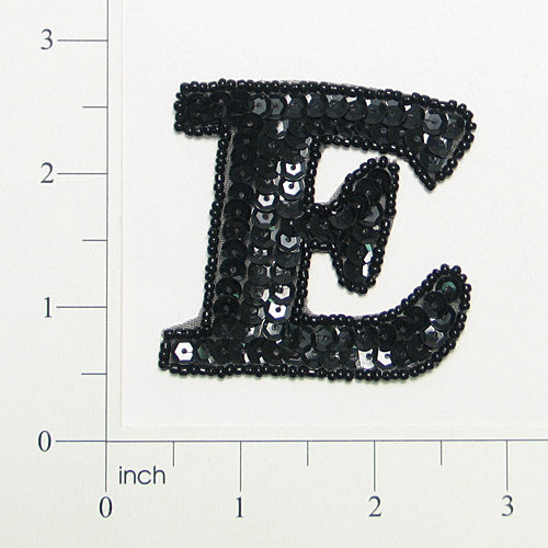 Letter E Sequin Applique/Patch