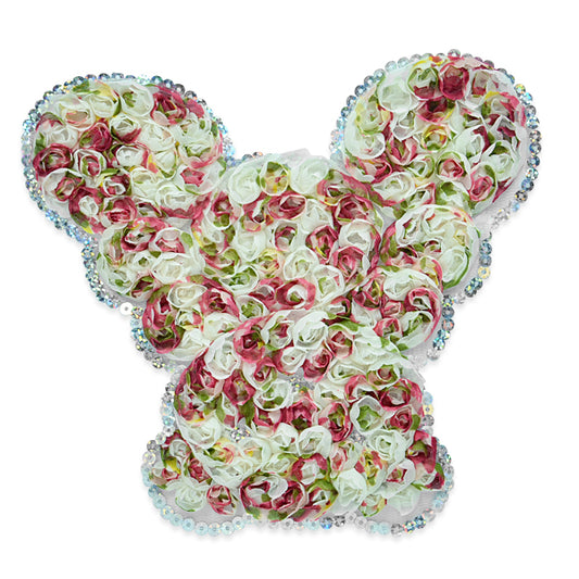Rolled Fabric Bear Applique/Patch  - Multi Colors