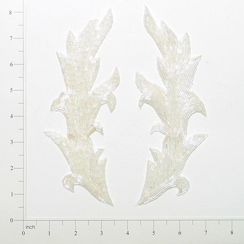 Lily Beaded Applique Pack of 2