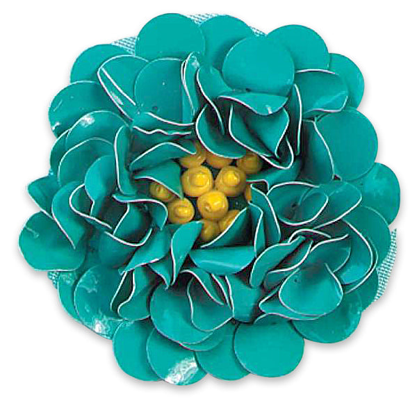 2" Twisted Sequin Flower Applique/Patch