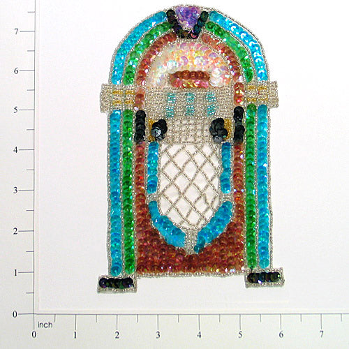 Jukebox Sequin Applique/Patch