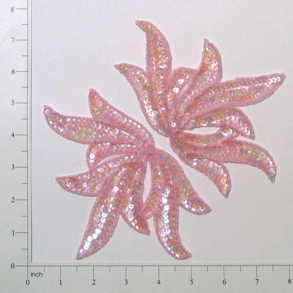 Lotus Sequin Applique/Patch Pack of 2