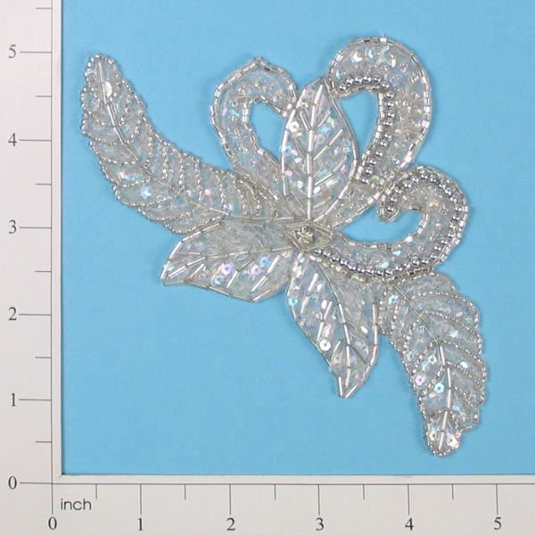 Tied Bow Sequin Applique/Patch Pack of 2