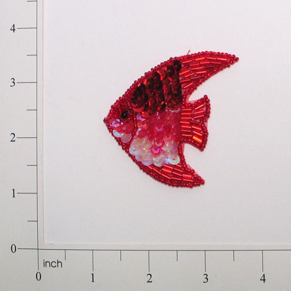 Fish Beaded Sequin Applique/Patch