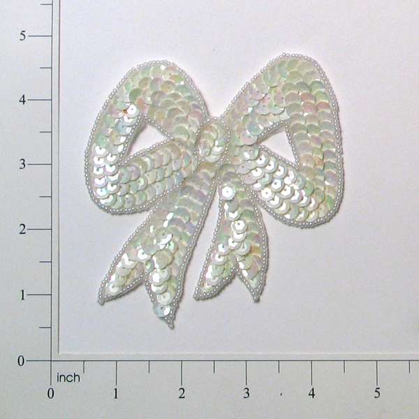 Classic Bow Sequin Applique/Patch