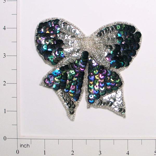 Bow Sequin Applique/Patch