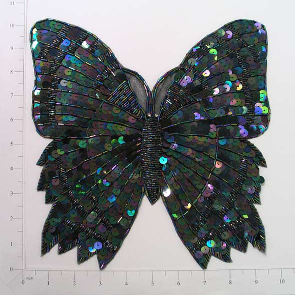 Monarch Butterfly Sequin Applique/Patch