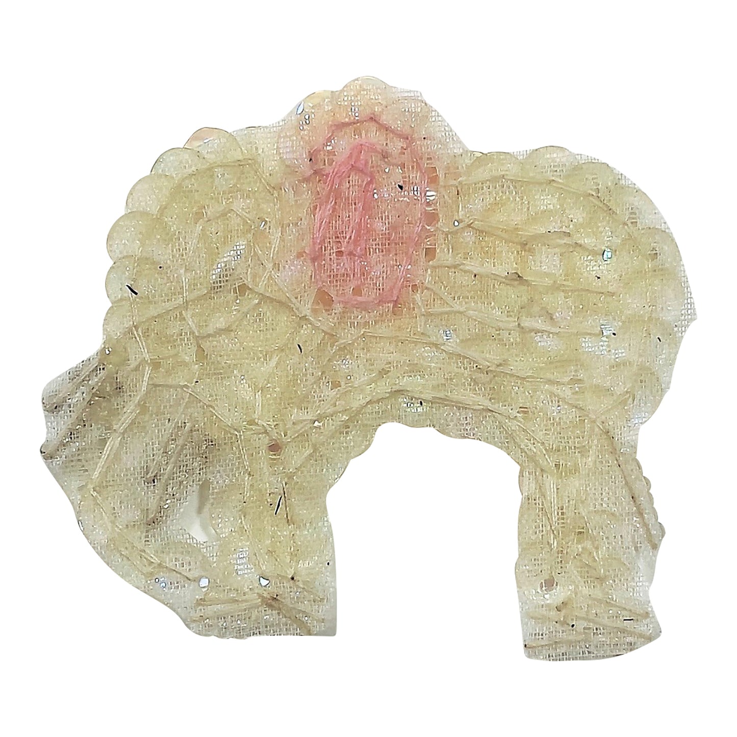 Elephant Sequin Applique/Patch  - Crystal