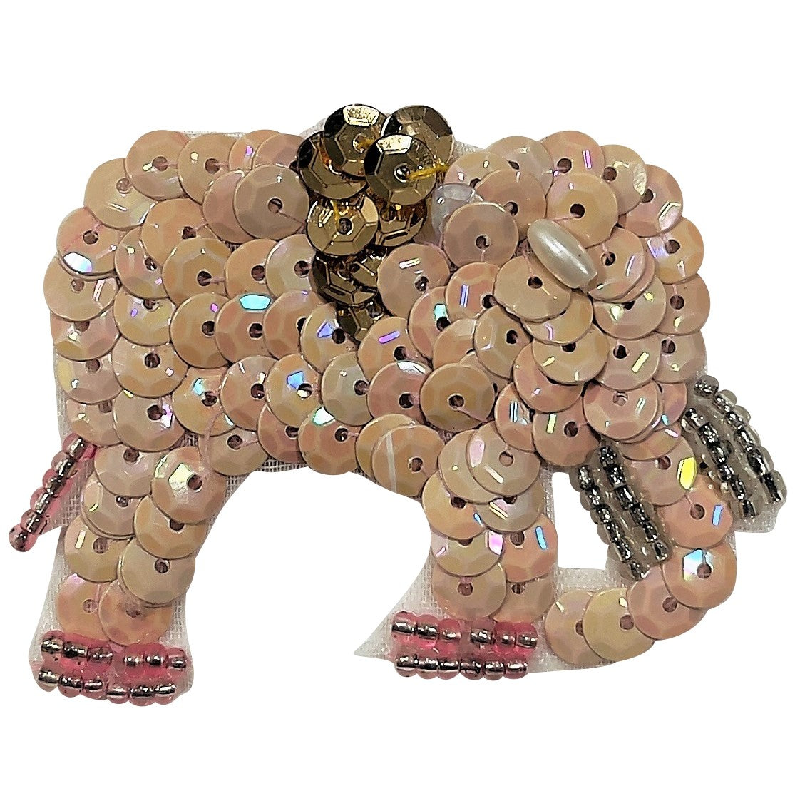 Elephant Sequin Applique/Patch  - Multi Colors