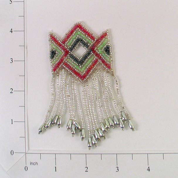 Rio Rancho Beaded Applique/Patch  - Multi Colors