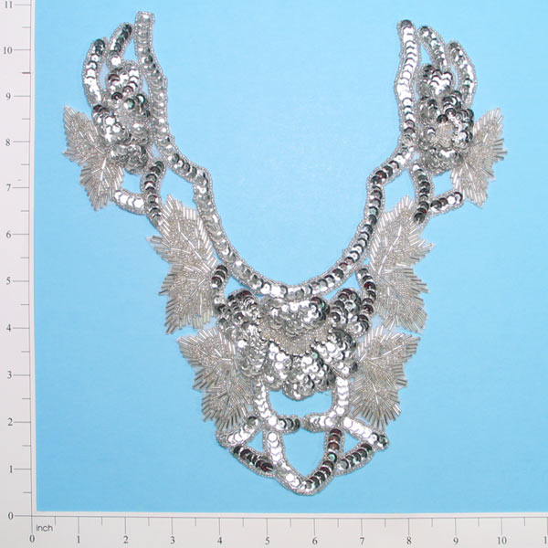 Imperial Sequin Collar Applique