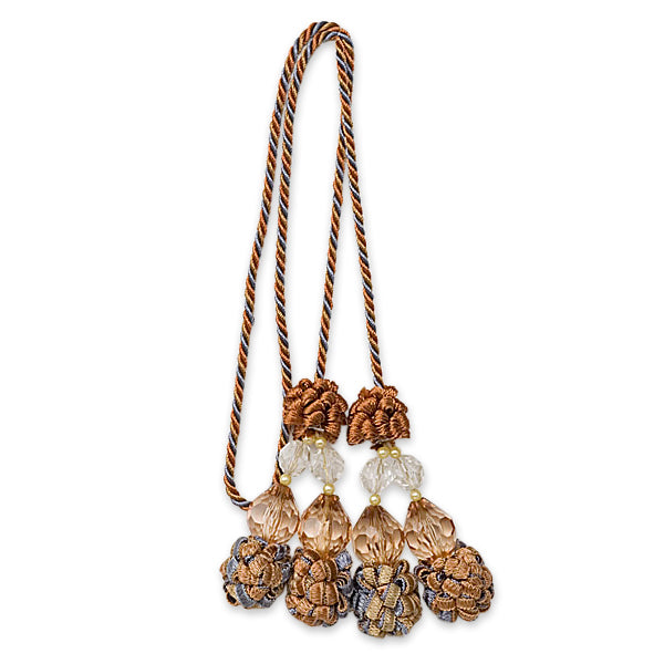 Ball and Bead Tieback Tassel