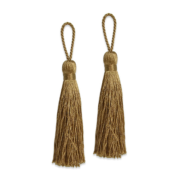 3 1/2" Fiber Key Tassel Pack of 2