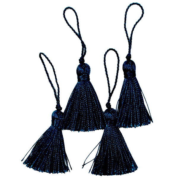 2" Fiber Mini Key Tassel Pack of 4