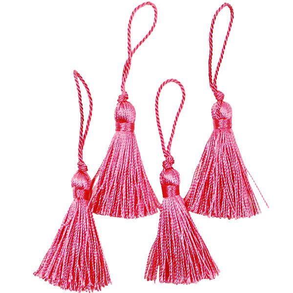 2" Fiber Mini Key Tassel Pack of 4