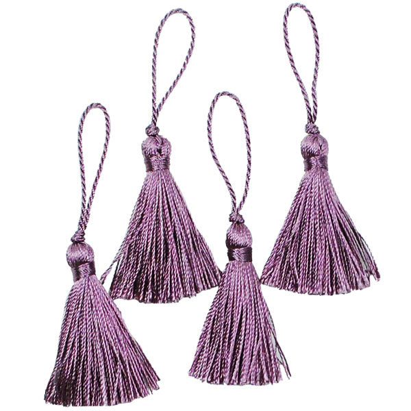 2" Fiber Mini Key Tassel Pack of 4