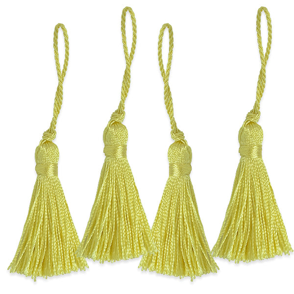 2" Fiber Mini Key Tassel Pack of 4