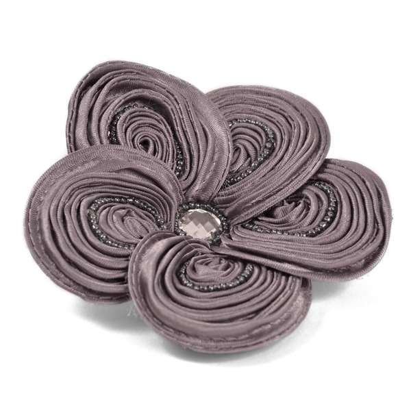 Victoria Silky Ribbon Flower Brooch