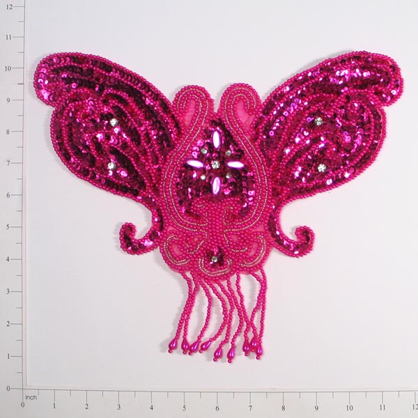 Designer Butterfly Sequin Applique/Patch