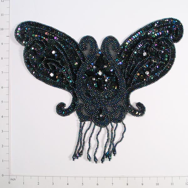 Designer Butterfly Sequin Applique/Patch