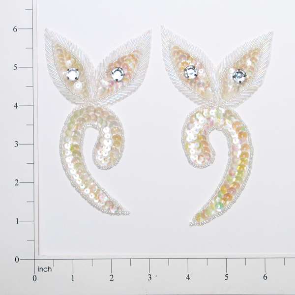 Emblem Sequin Applique Pack of 2