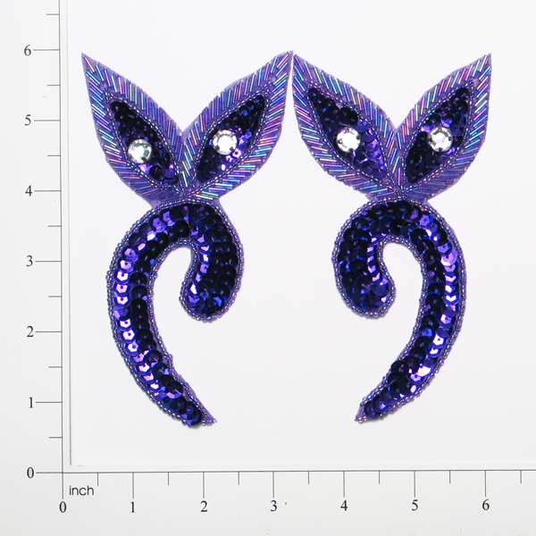 Emblem Sequin Applique Pack of 2