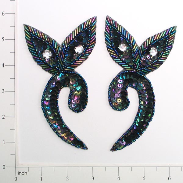 Emblem Sequin Applique Pack of 2