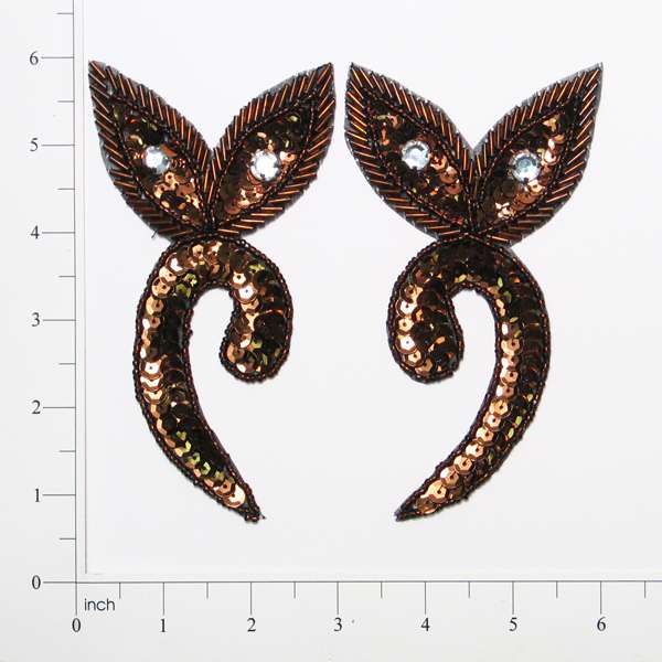 Emblem Sequin Applique Pack of 2