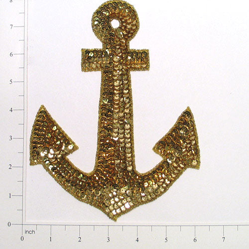 Anchor Sequin Applique/Patch