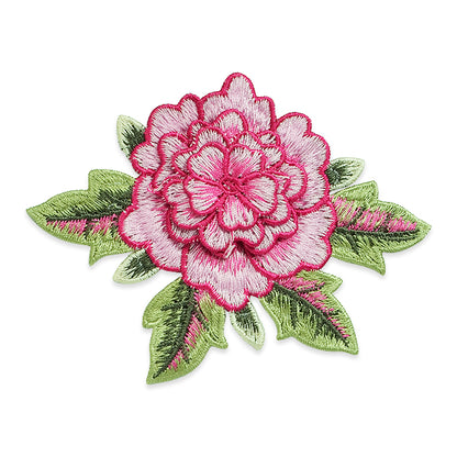 Mina Layered Embroidered Flower Patch Applique/Patch