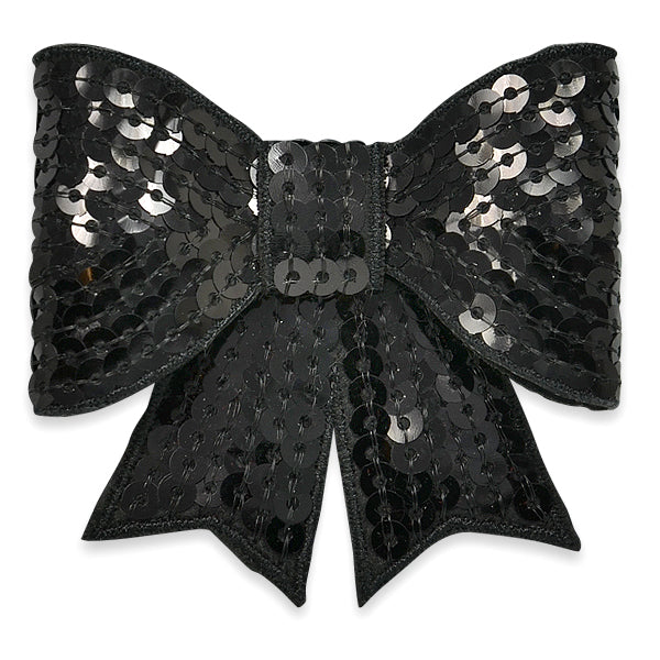 Bow Dimensional Iron-on Sequin Applique/Patch