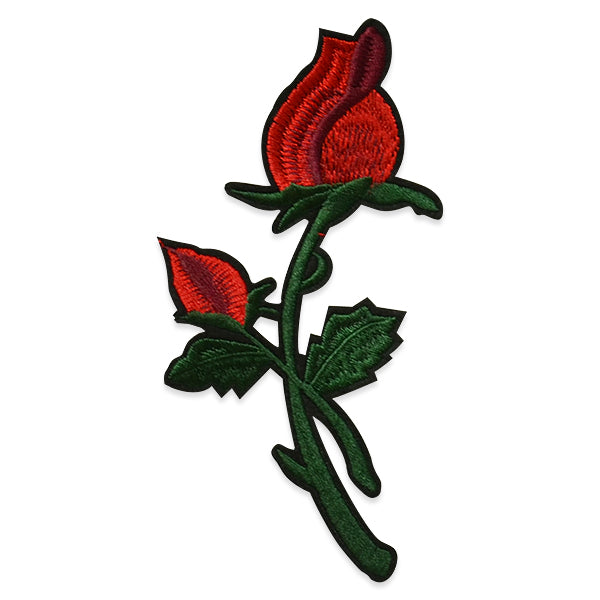 Janine Iron On Embroidered Rose Applique/Patch Patch