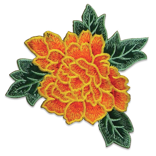 Chante Iron On Embroidered Flower Applique/Patch Patch