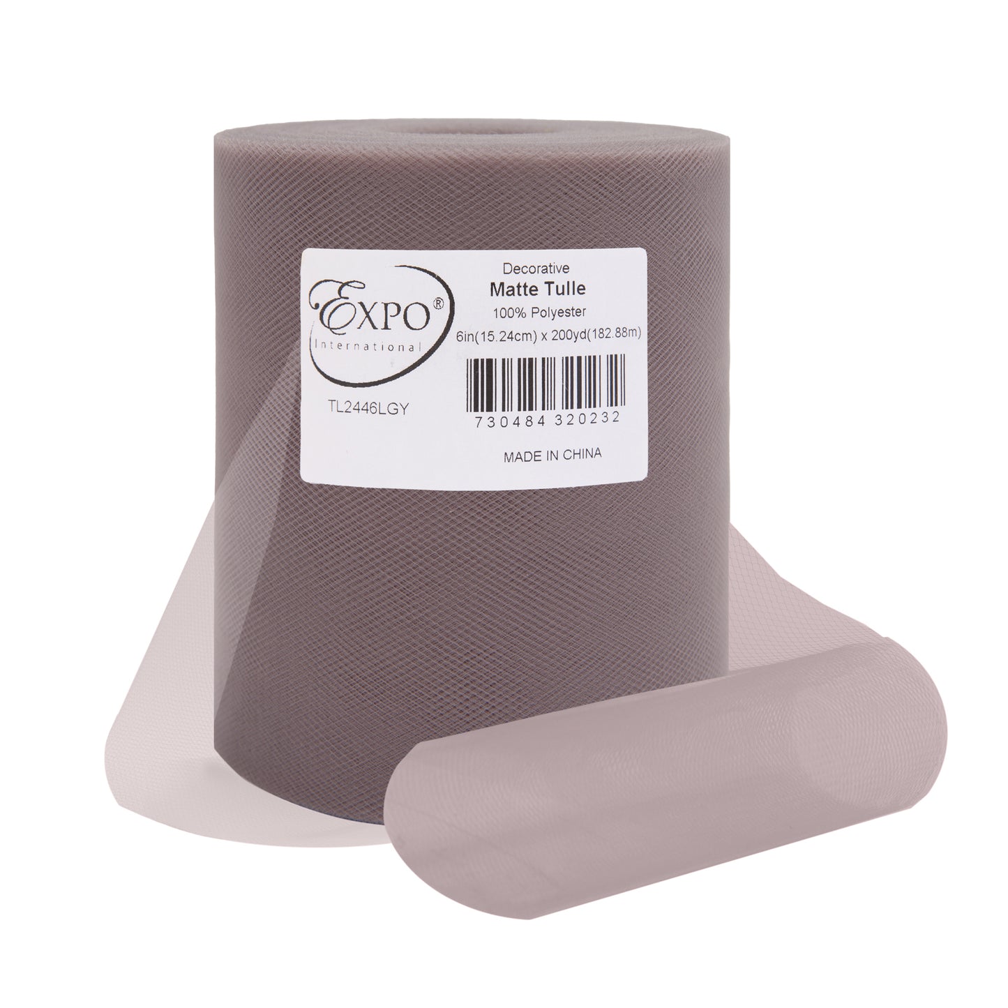 Decorative Matte Tulle, Roll/Spool of 6” X 200 Yards
