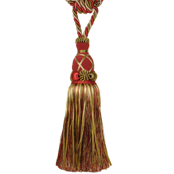 Briana Fiber/Ribbon Tassel Tieback