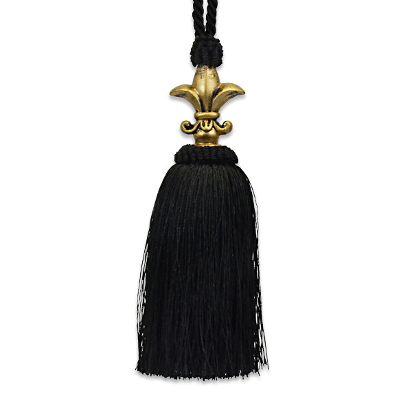 Fleur de lis Fiber Tassel