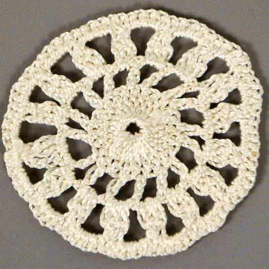 Eleanor Crochet Doily  - Ivory