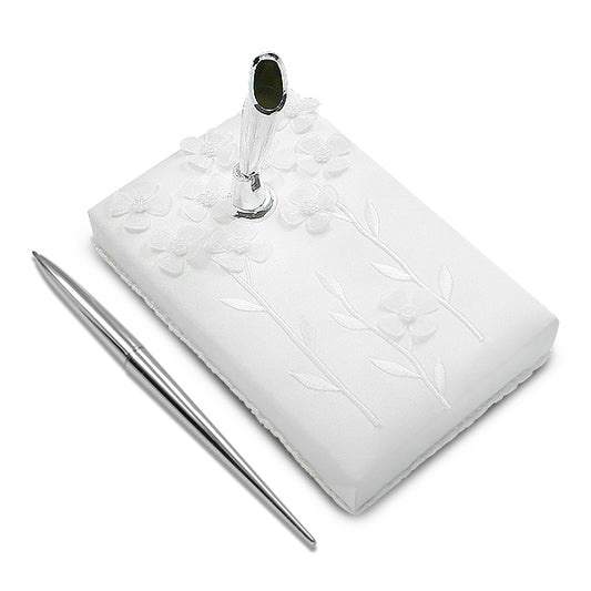 Jayla Floral Bridal/Wedding Pen Set  - White