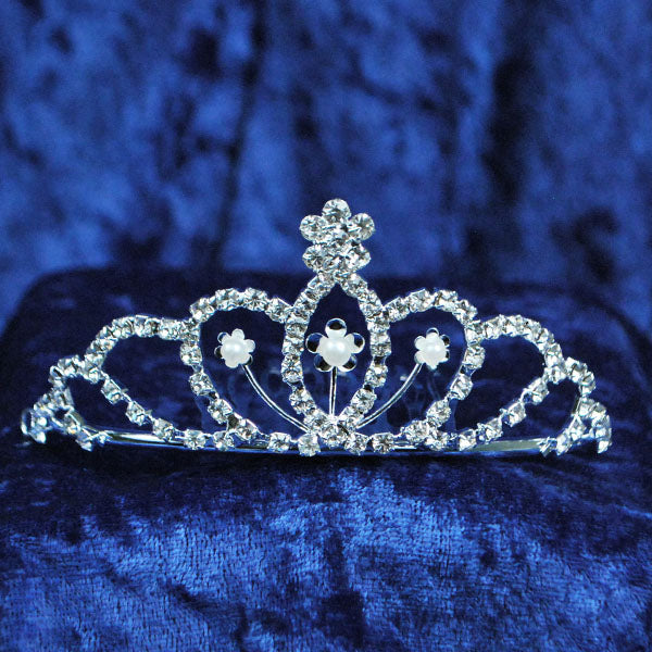 Mena Rhinestone Mini Tiara