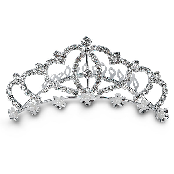 Debb Rhinestone Mini Tiara