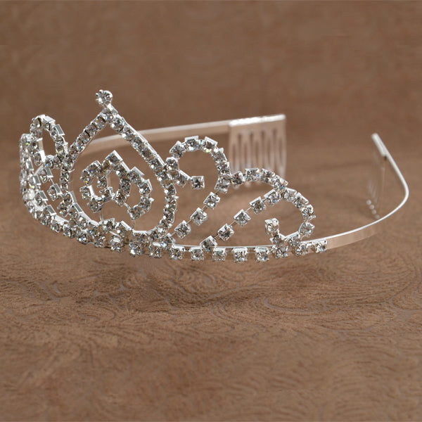 Rhinestone Tiara 2"- Crystal