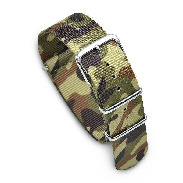 22mm Military MoD Nylon Watch Strap - Camo A