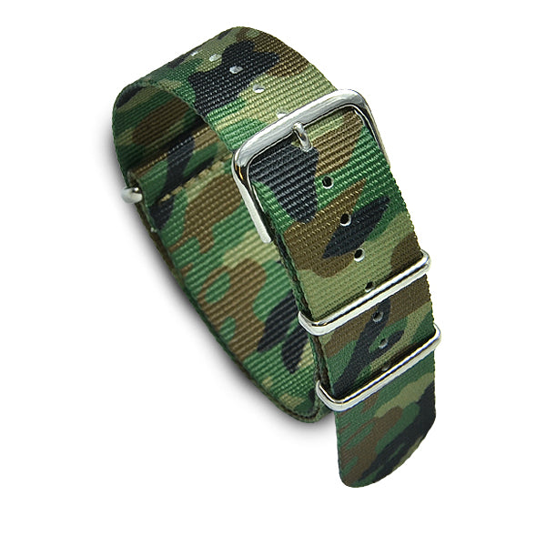 22mm Military MoD Nylon Watch Strap - Camo B